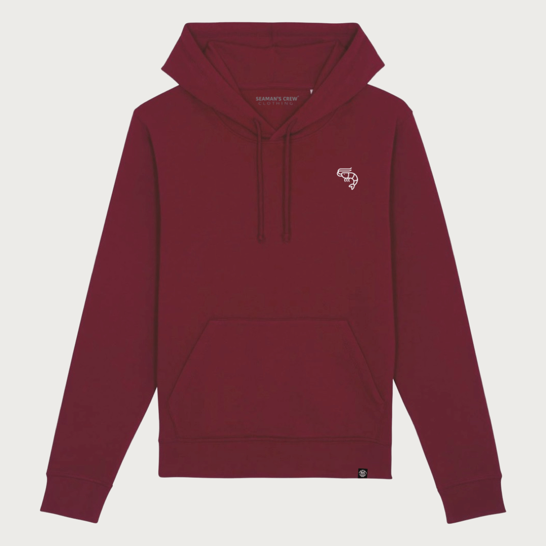 Shrimp embroidered Hoodie