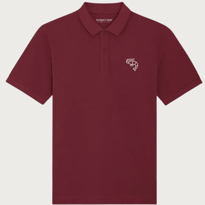 Shrimp Embroidered Polo