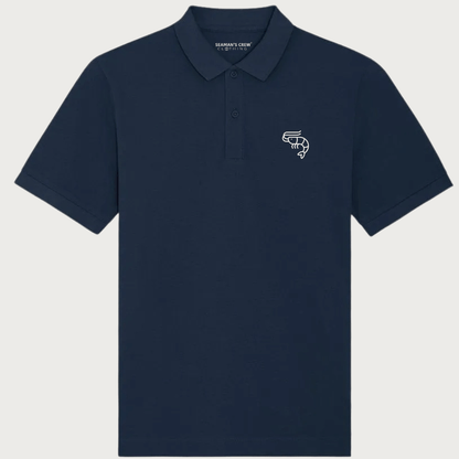 Shrimp Embroidered Polo