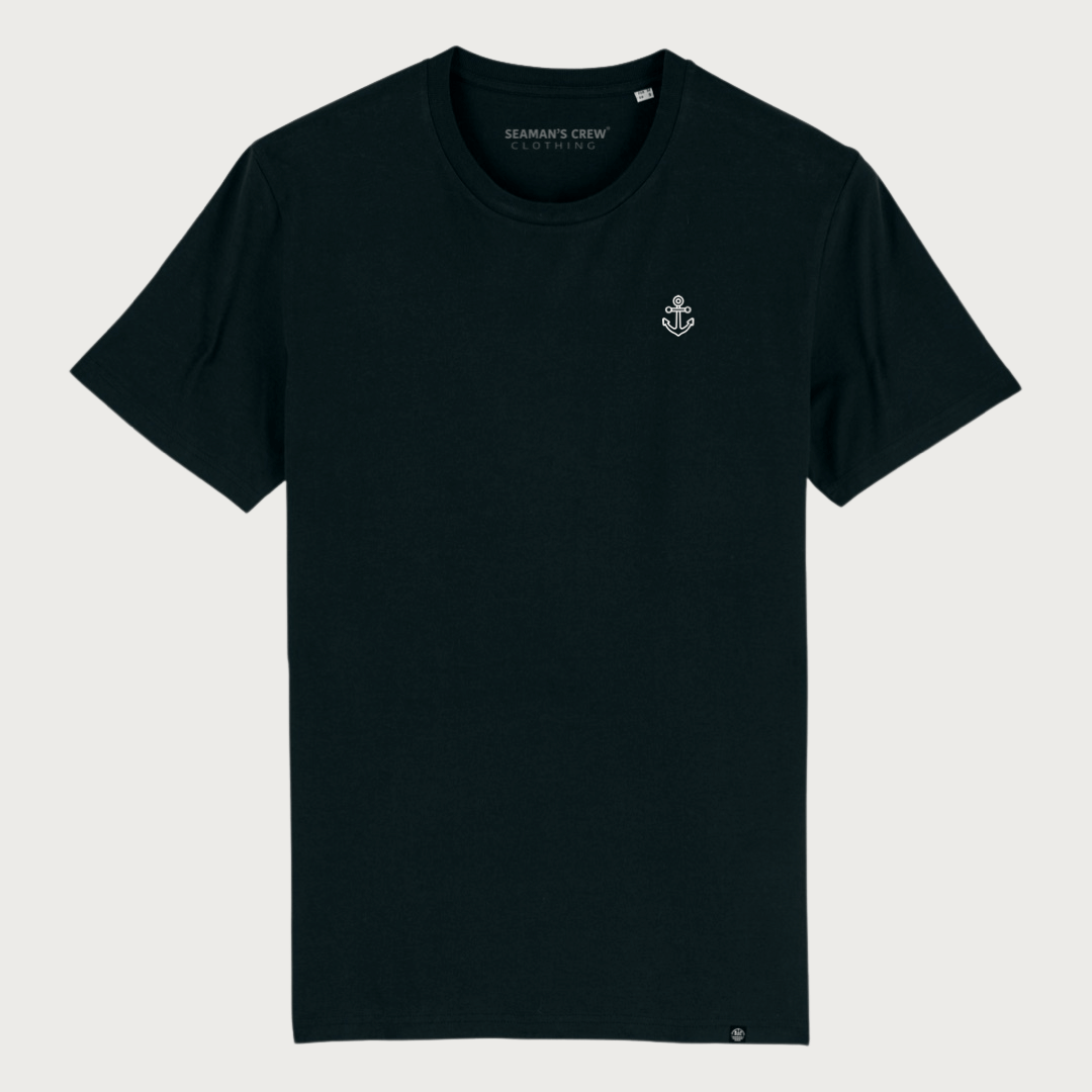 Anchor embroidered T-shirt