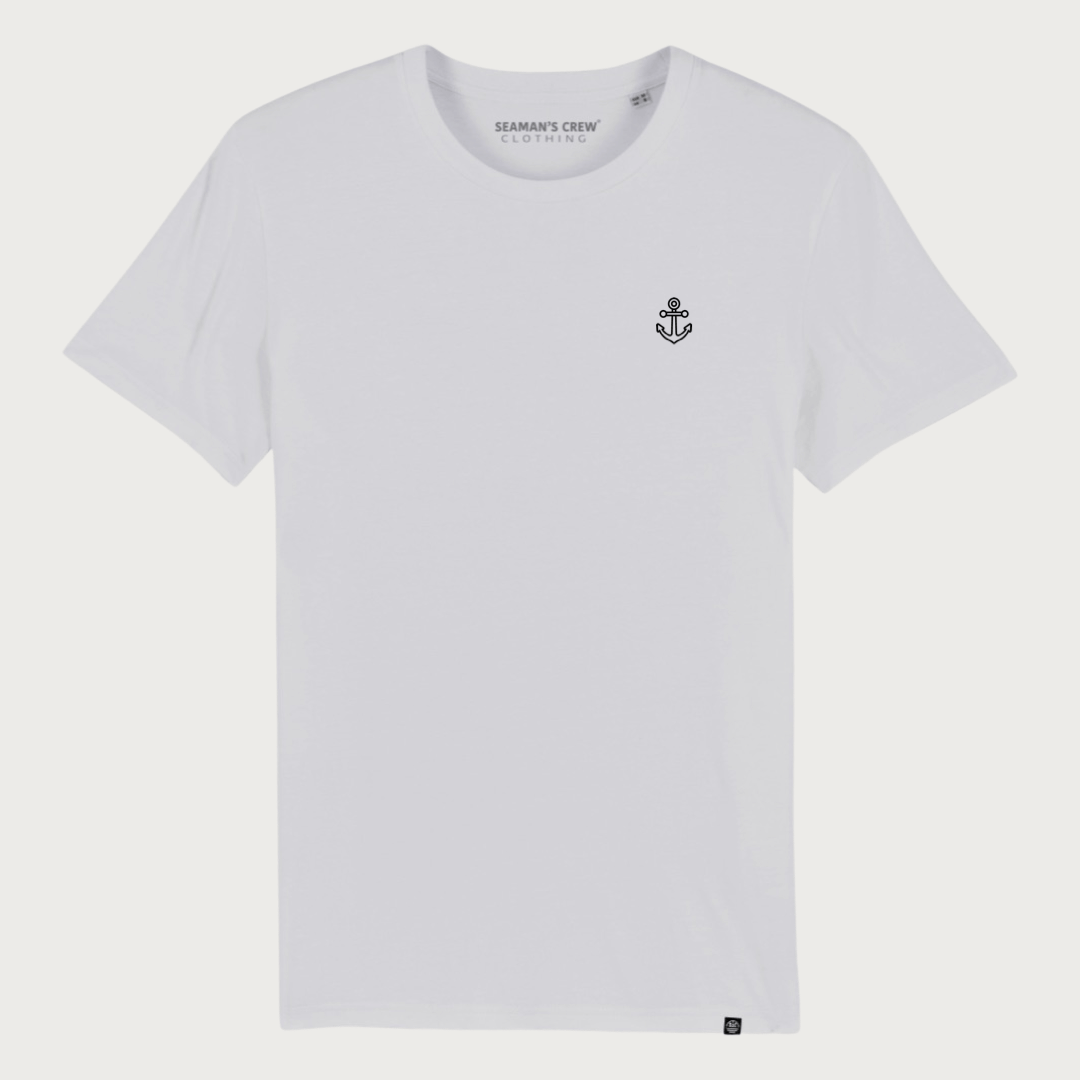 Anchor embroidered T-shirt