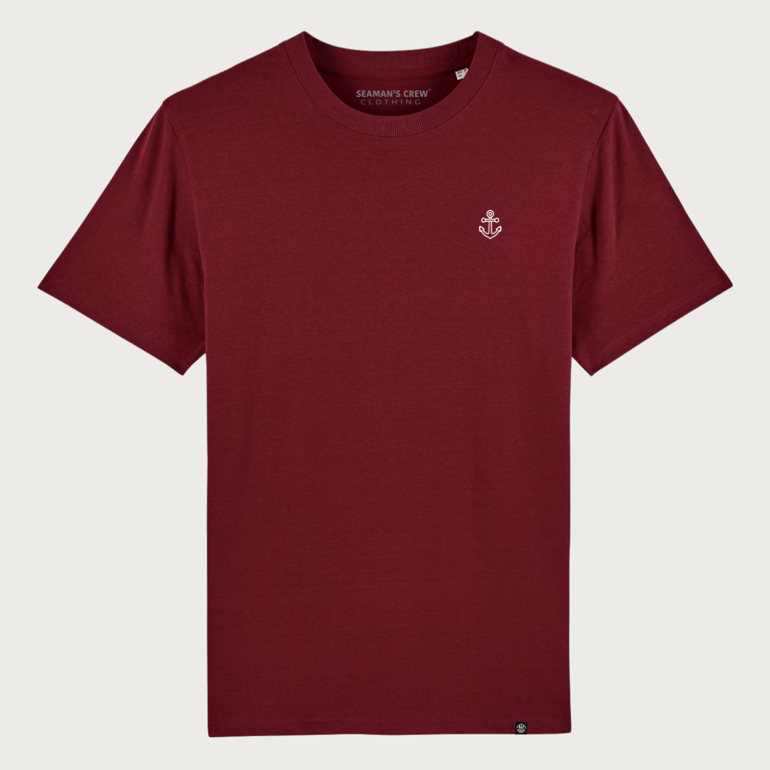 Anchor embroidered T-shirt