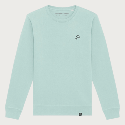 Dolphin embroidered sweatshirt