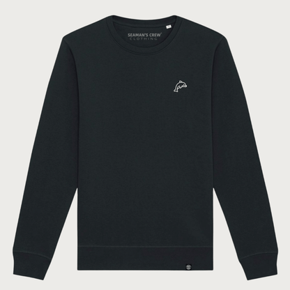 Dolphin embroidered sweatshirt