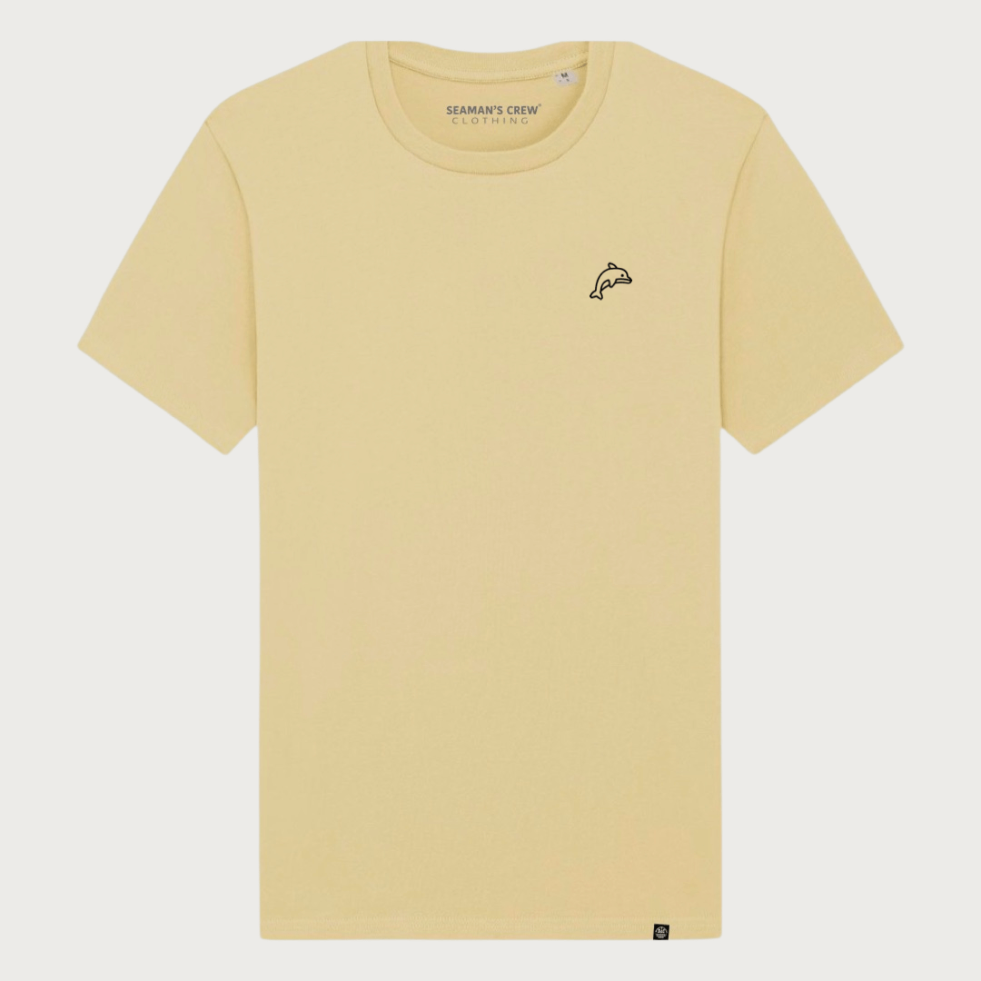 Dolphin embroidered T-shirt