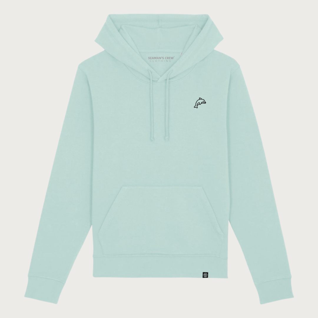 Dolphin  embroidered Hoodie