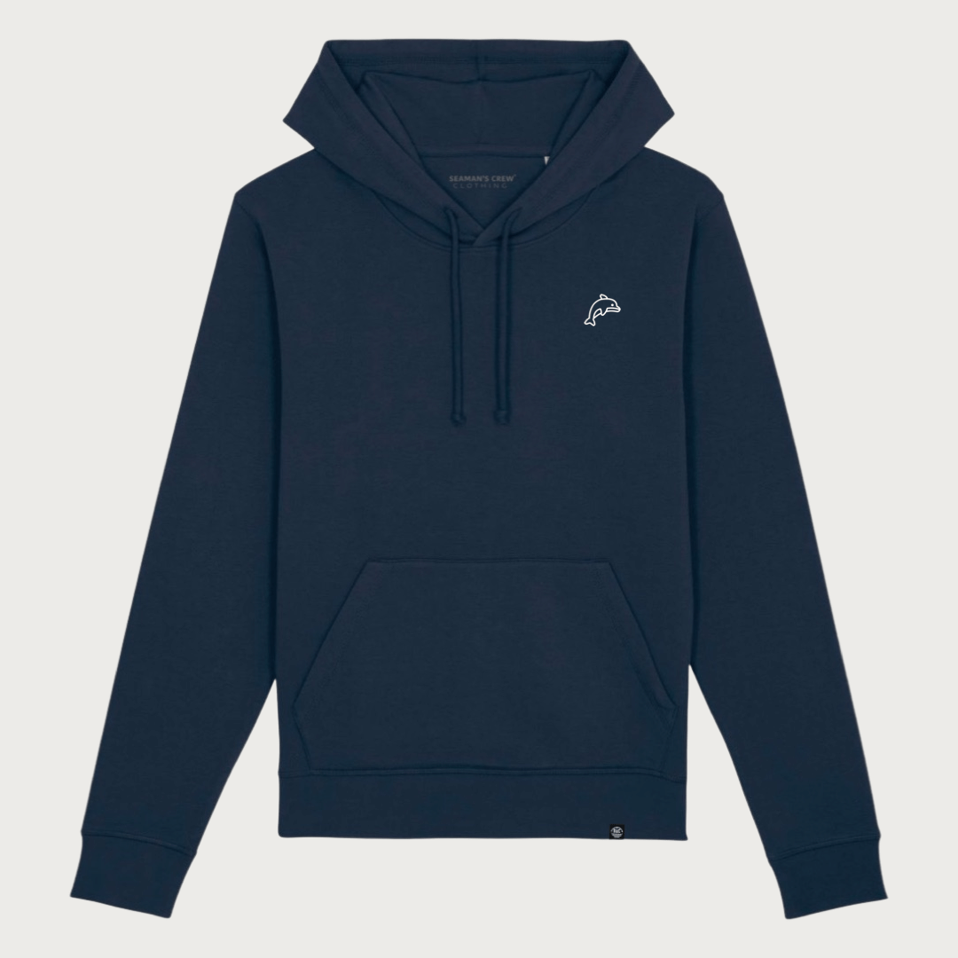 Dolphin  embroidered Hoodie