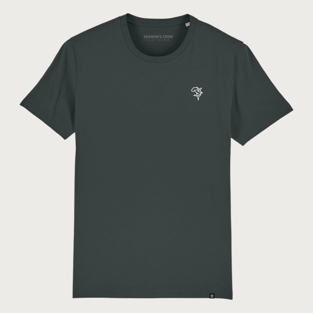 Hammerhead Shark embroidered T-shirt