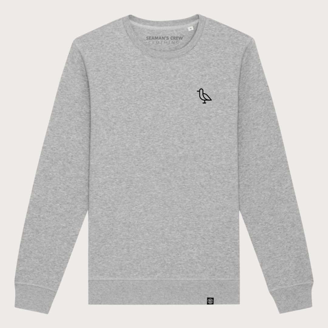 Seagull embroidered sweatshirt