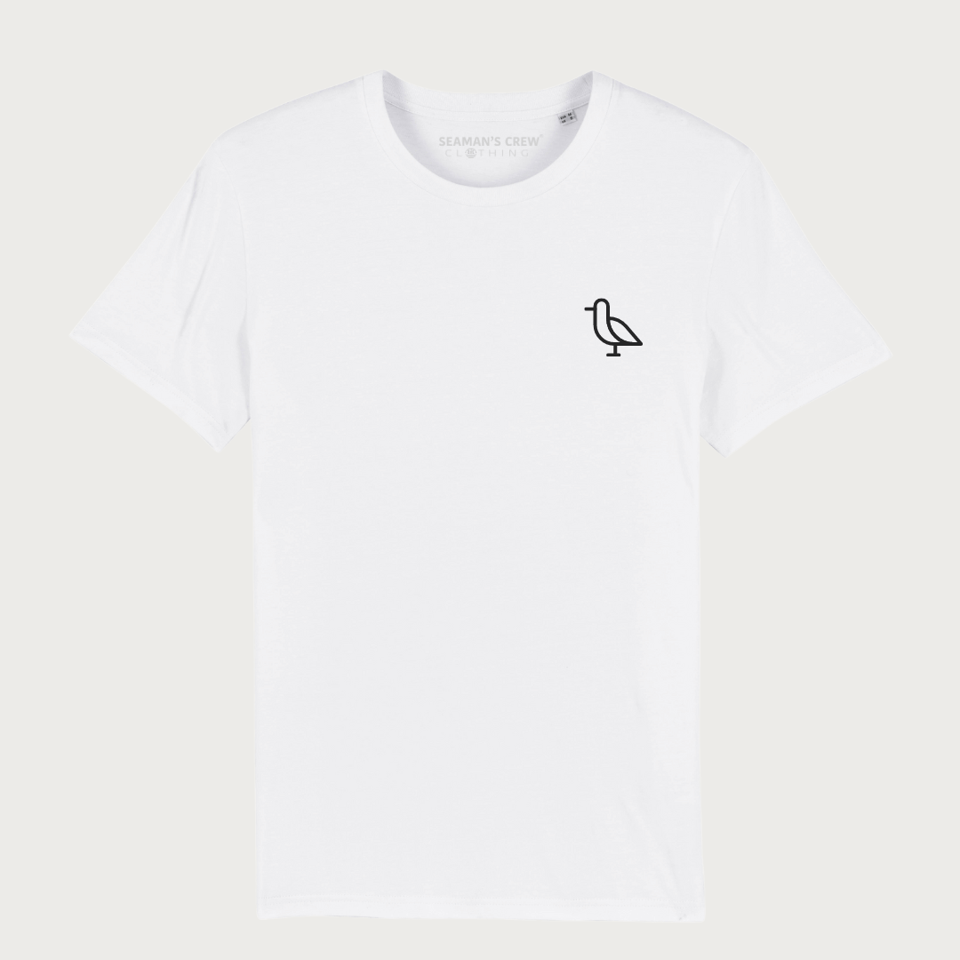 Seagull embroidered T-shirt