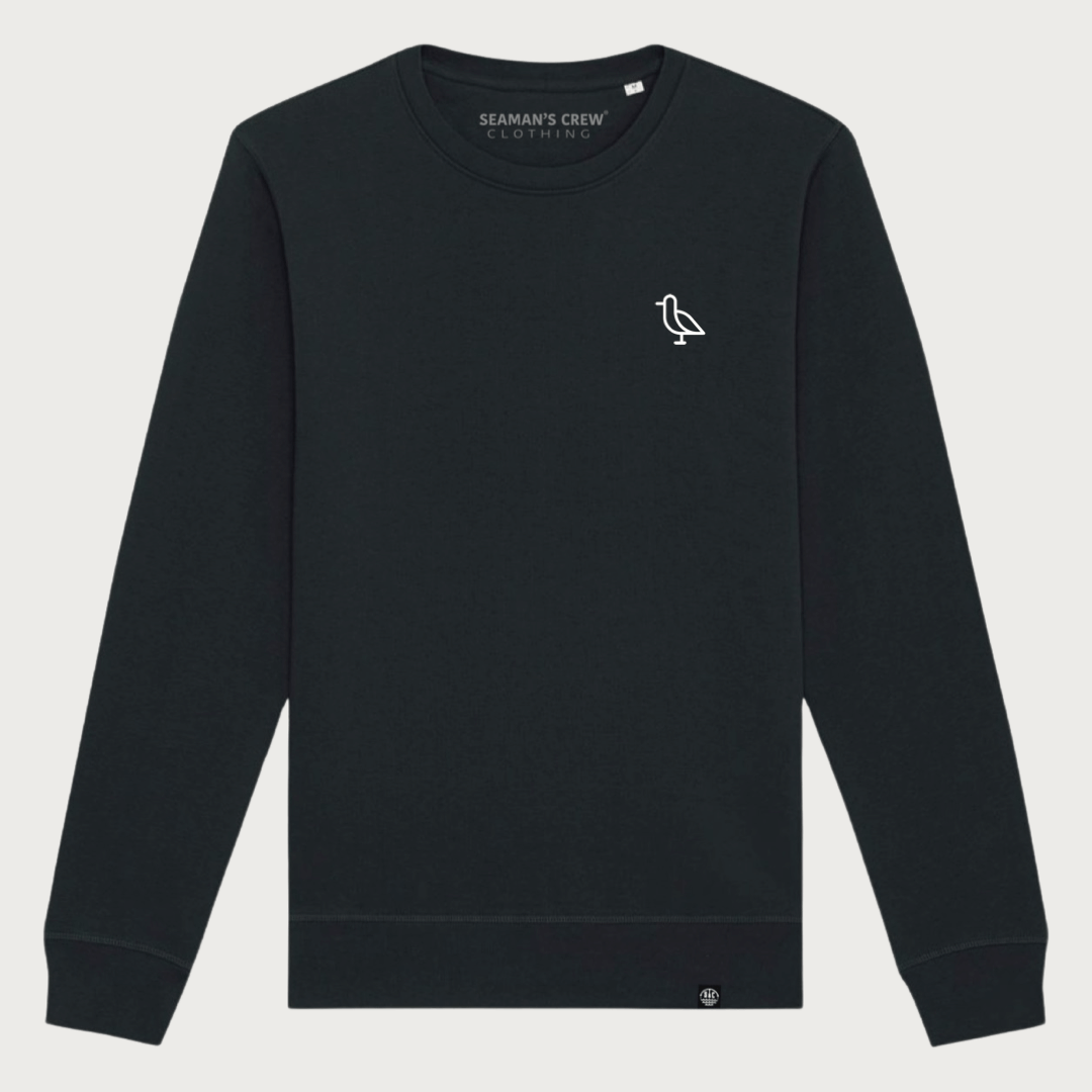 Seagull embroidered sweatshirt