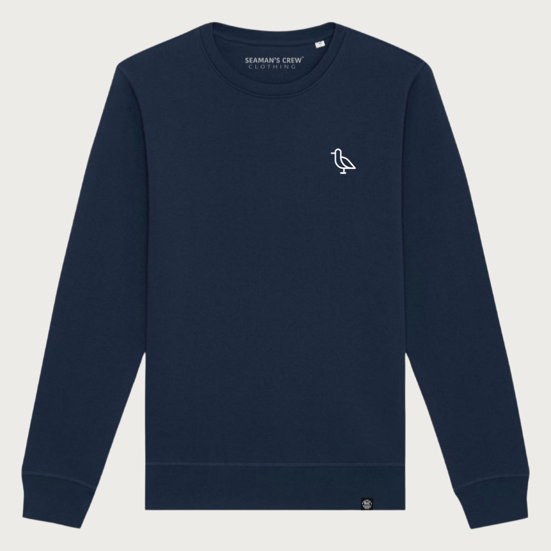 Seagull embroidered sweatshirt