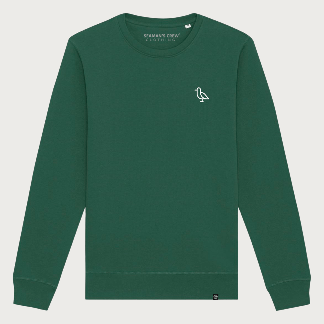 Seagull embroidered sweatshirt