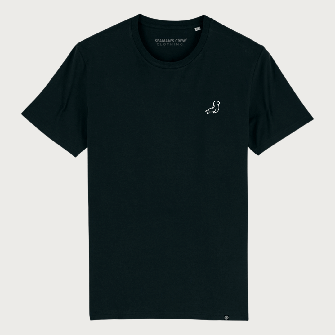 Seal embroidered T-shirt