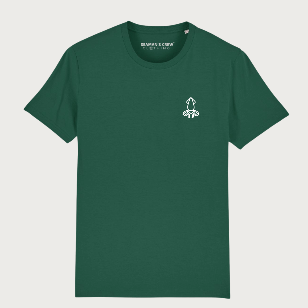 Squid embroidered T-shirt