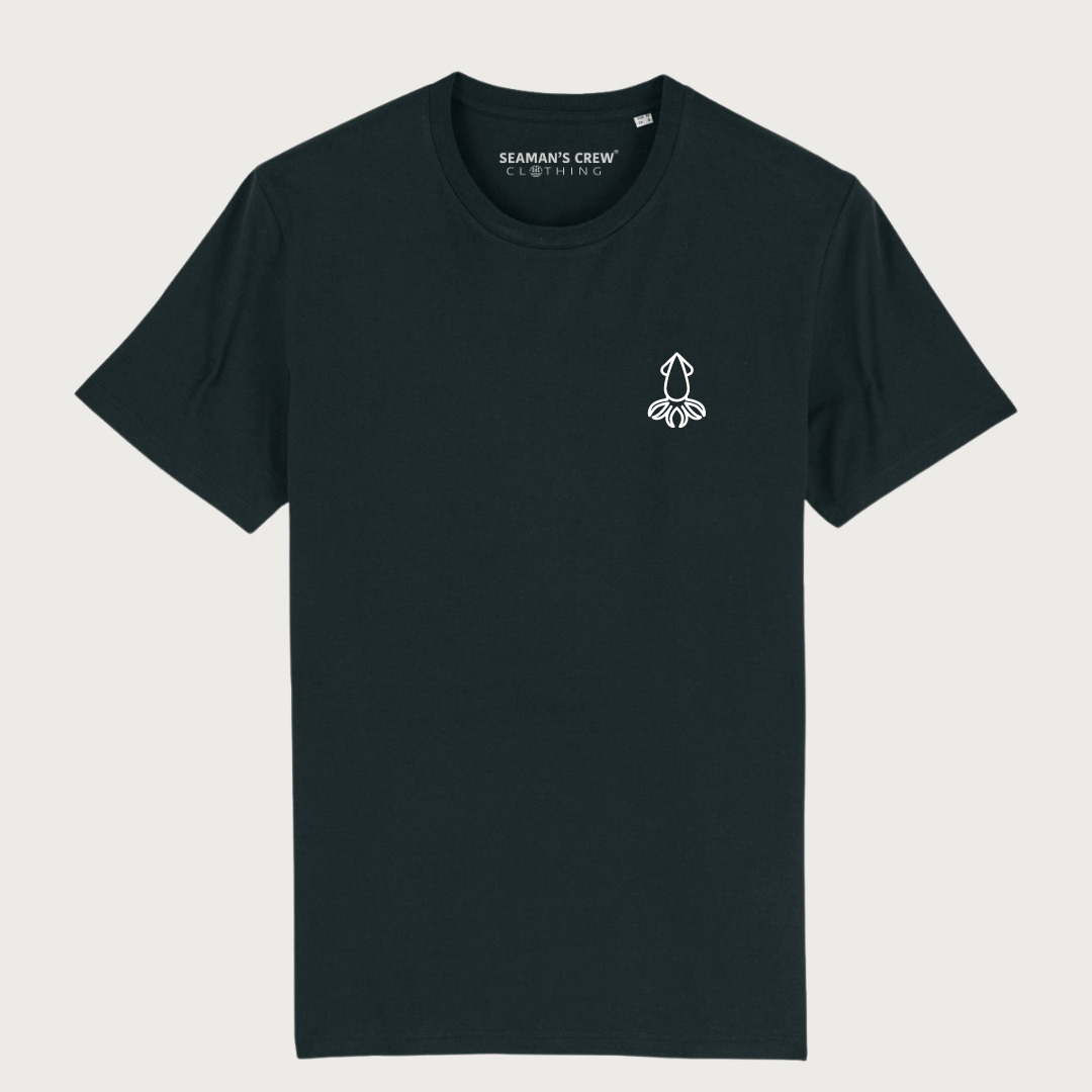 Squid embroidered T-shirt