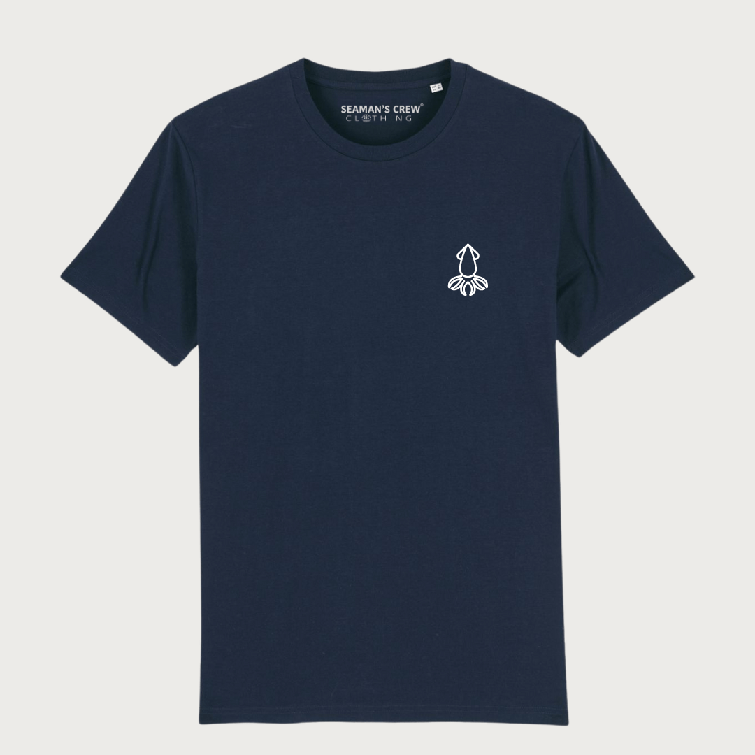 Squid embroidered T-shirt