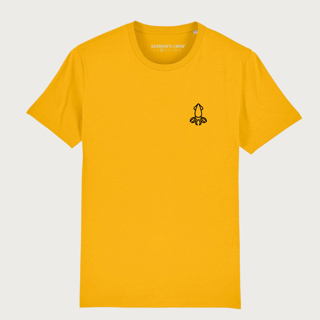 Squid embroidered T-shirt