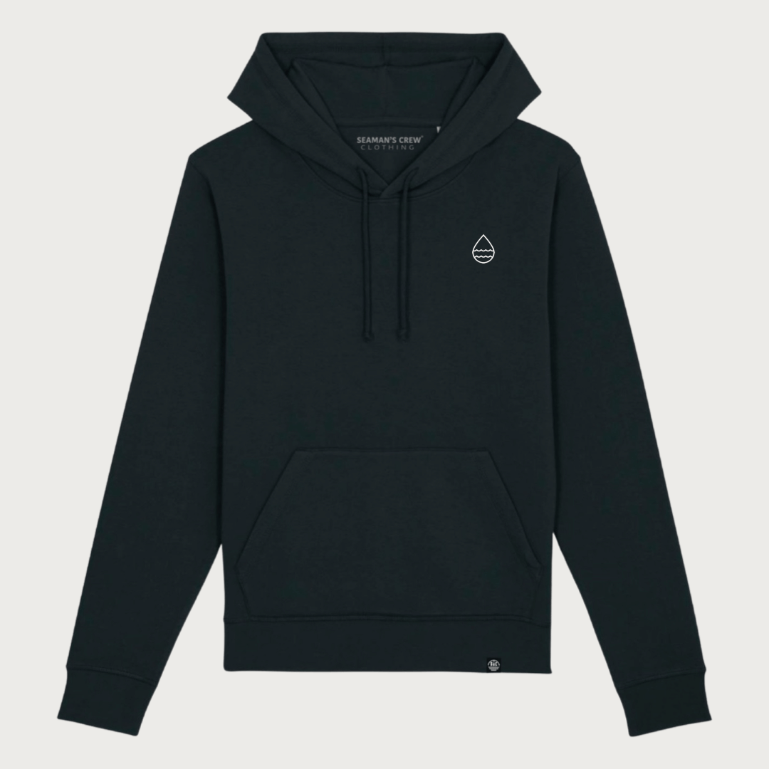 Drop wave  embroidered Hoodie