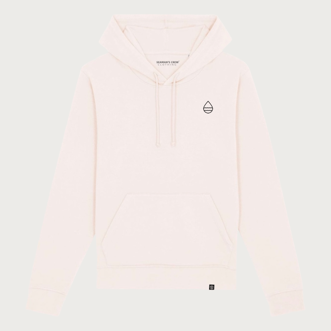 Drop wave  embroidered Hoodie