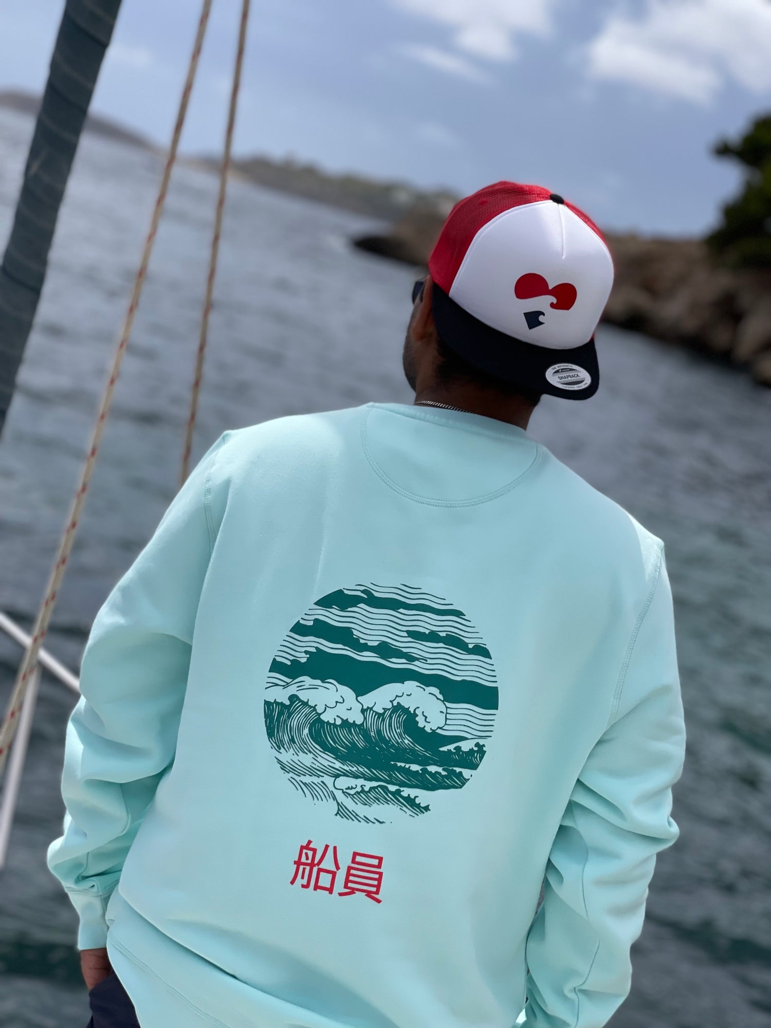 Japanese Wave Sweatshirt - Seaman&