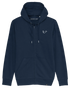 Whale Embroidery Zip Hoodie - Seaman&