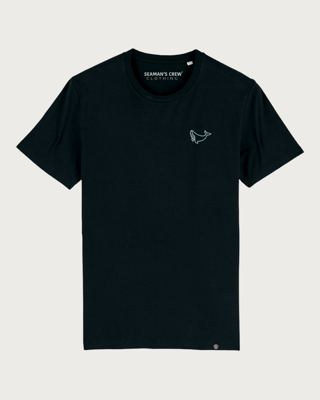 Whale embroidered T-shirt - Seaman&