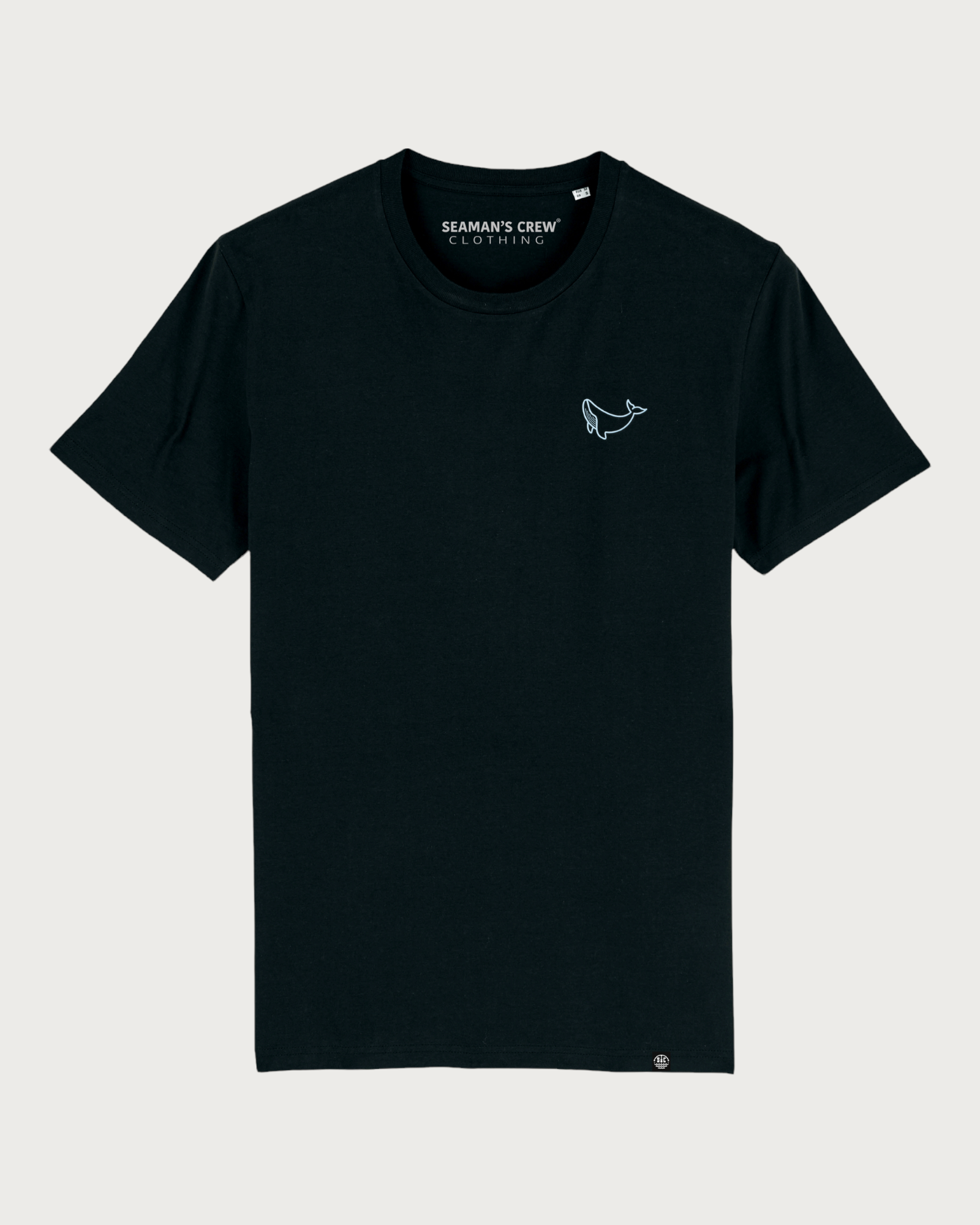 Whale embroidered T-shirt - Seaman&