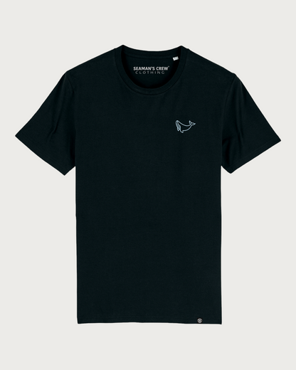 Whale embroidered T-shirt - Seaman&