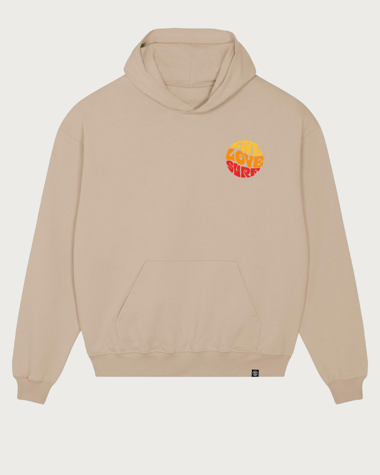 Live Love Surf Oversized Heavy Hoodie - Seaman&