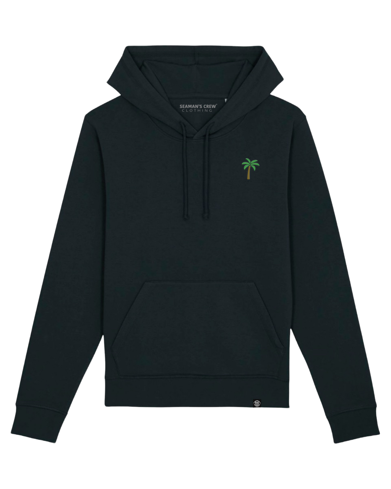 Palm tree embroidered Hoodie - Seaman&