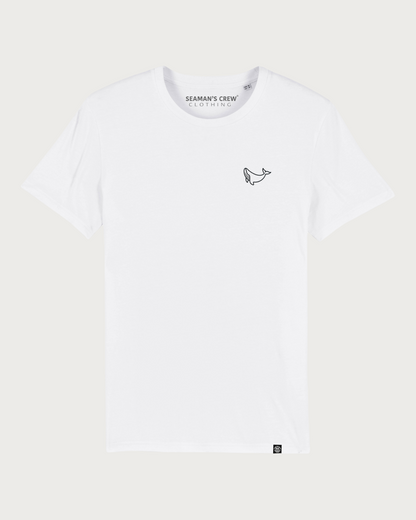 Whale embroidered T-shirt - Seaman&