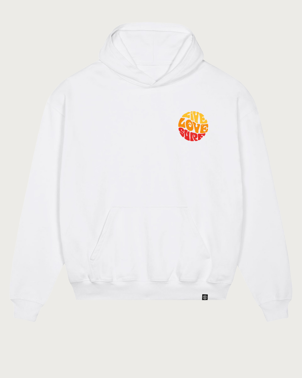 Live Love Surf Oversized Heavy Hoodie - Seaman&
