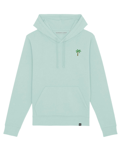 Palm tree embroidered Hoodie - Seaman&