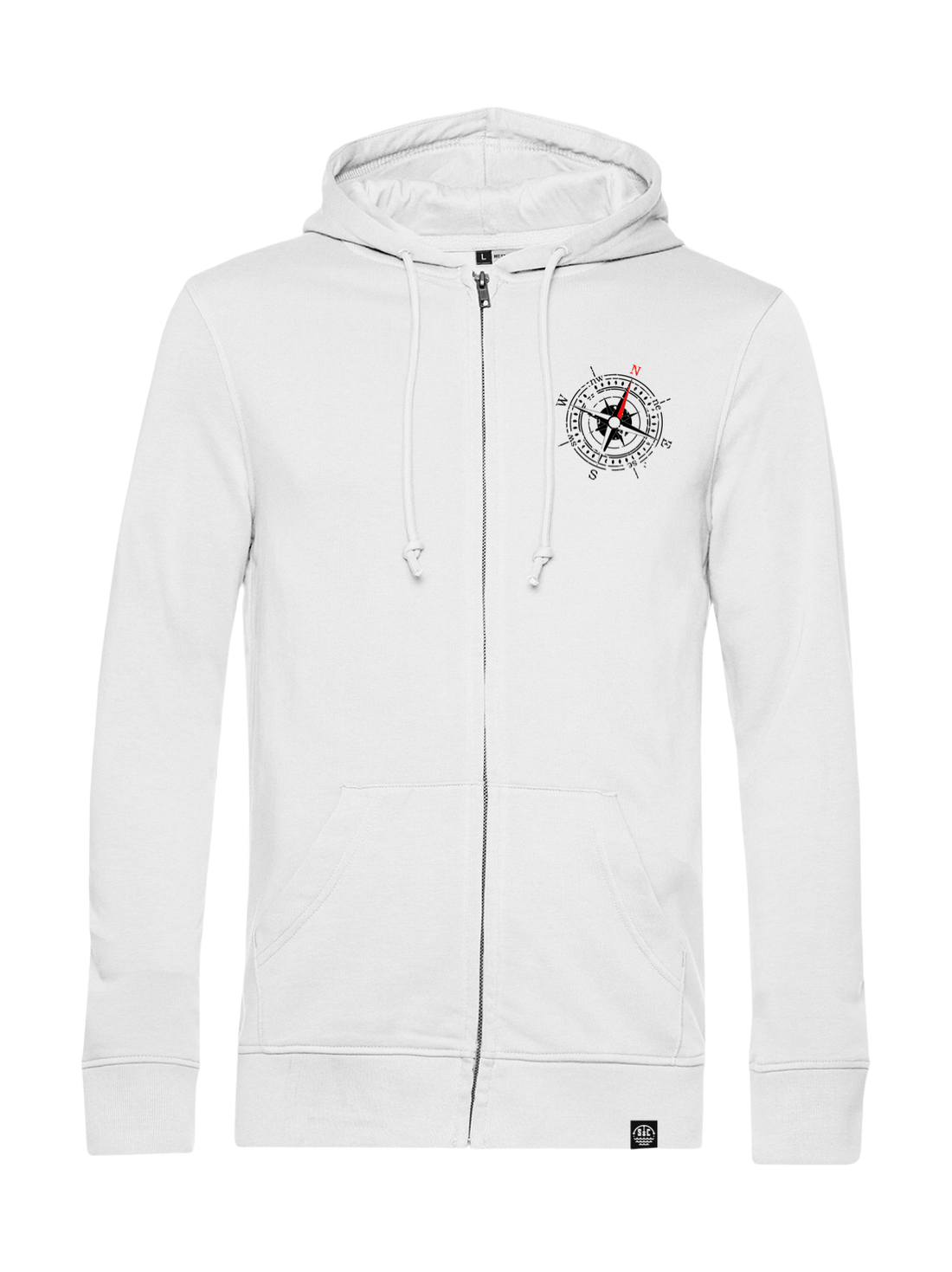 Small Compass Zip Hoodie - Seaman&