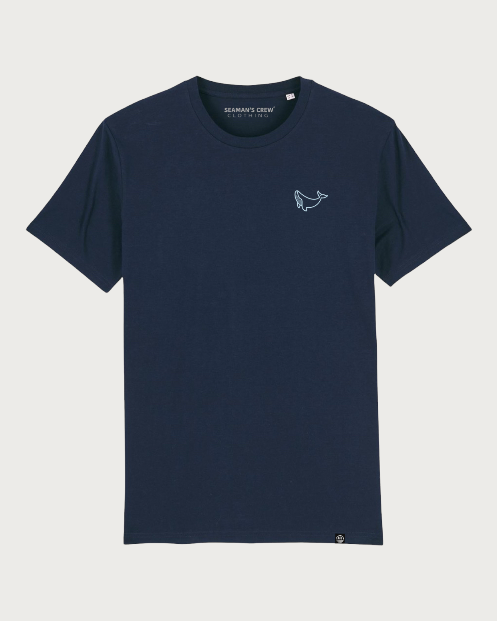 Whale embroidered T-shirt - Seaman&