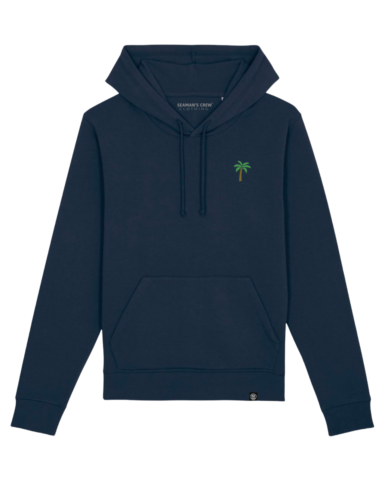 Palm tree embroidered Hoodie - Seaman&