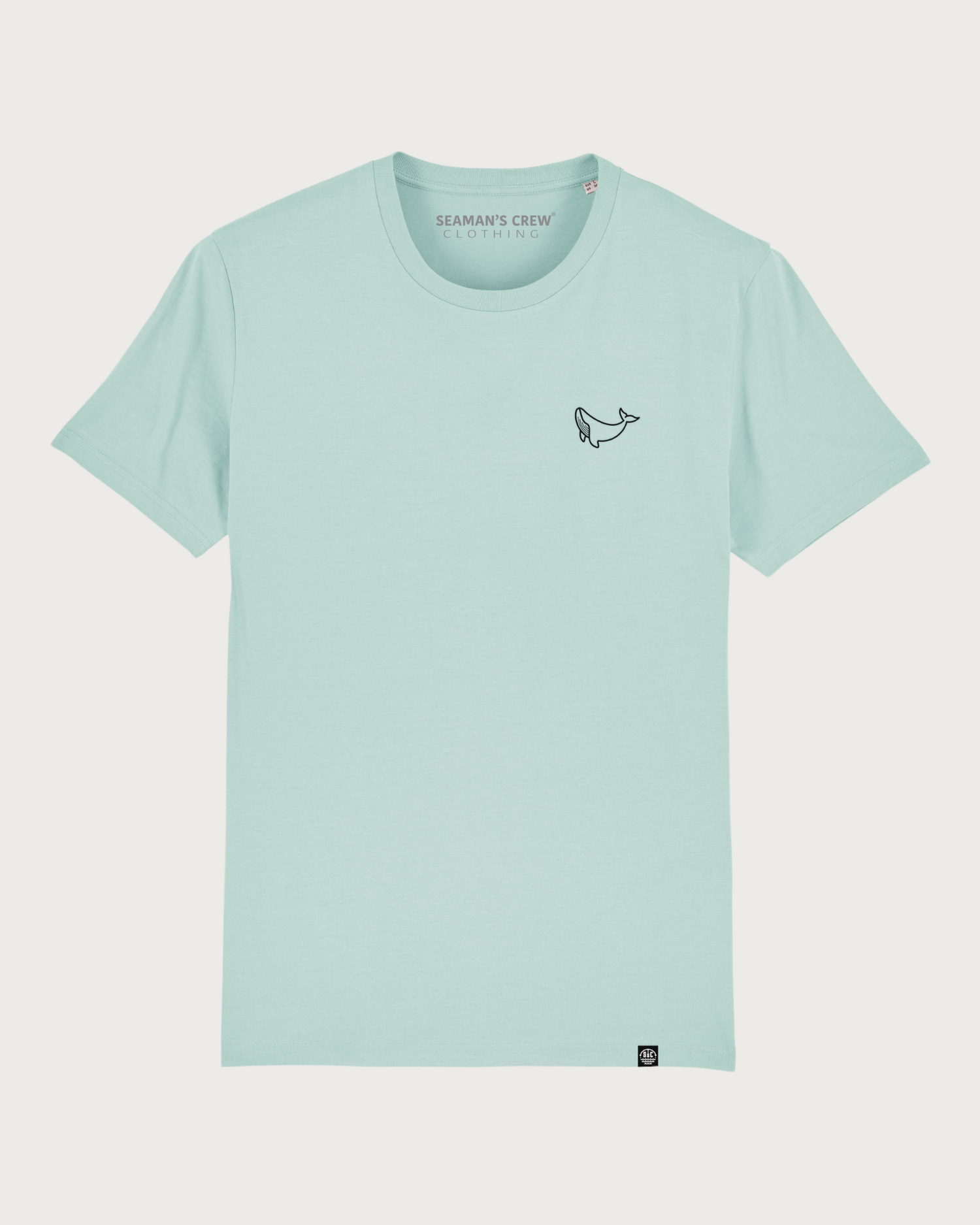 Whale embroidered T-shirt - Seaman&