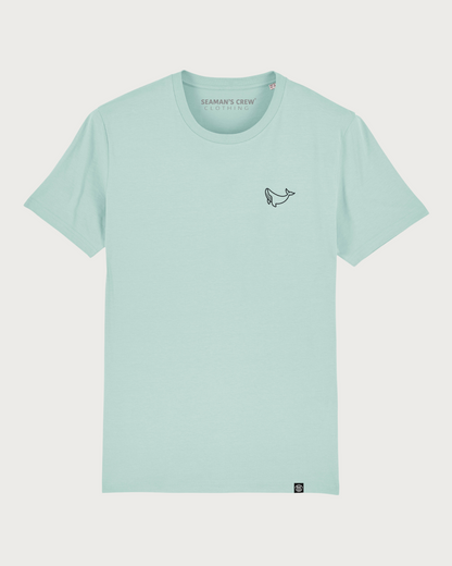 Whale embroidered T-shirt - Seaman&
