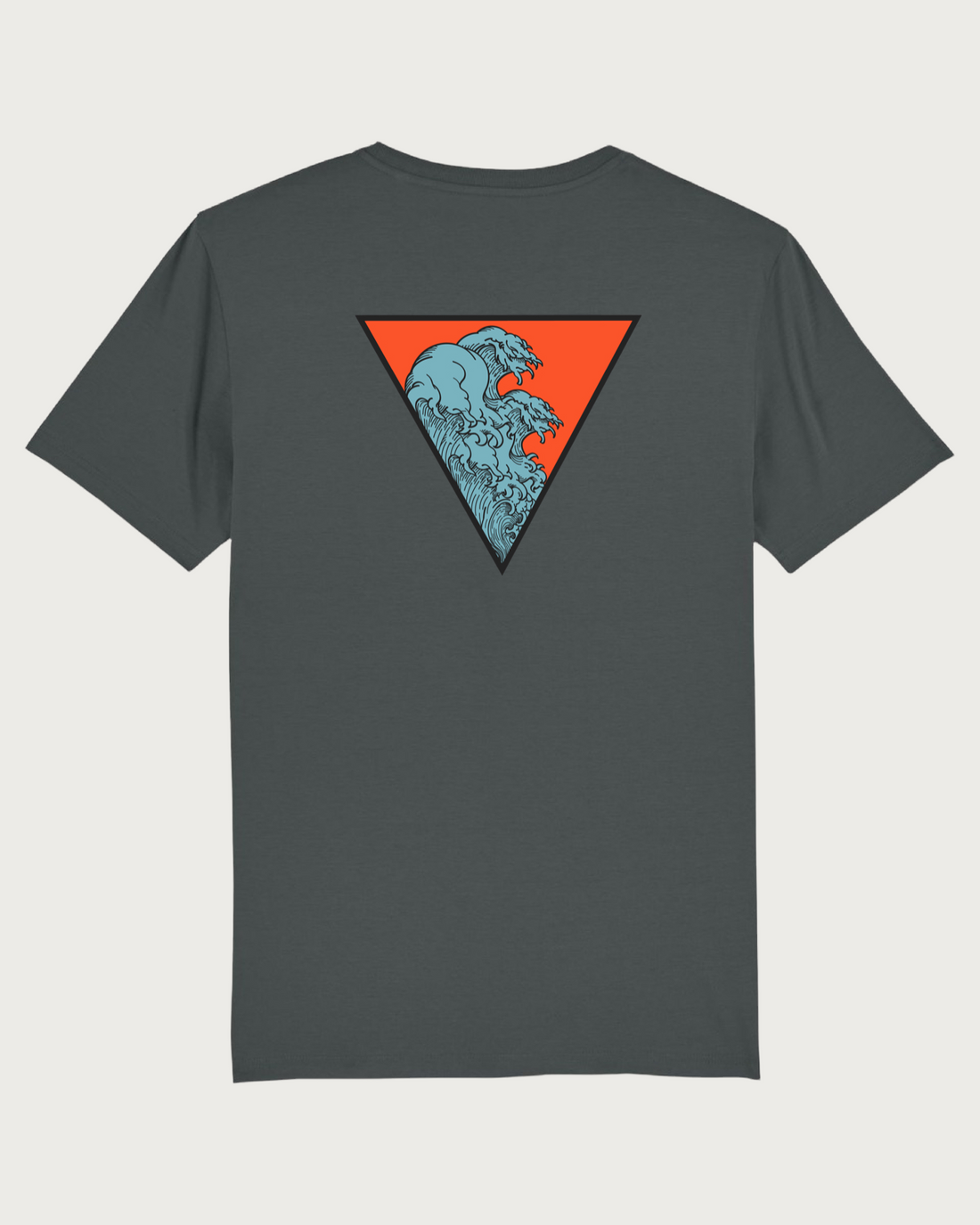 Blue Big Wave T-shirt - Seaman&