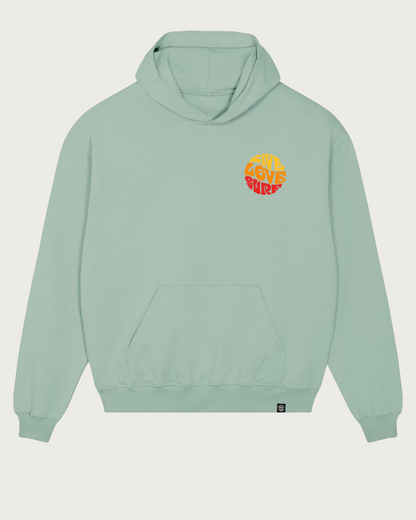 Live Love Surf Oversized Heavy Hoodie - Seaman&