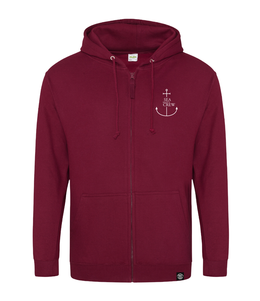 Minimal Anchor zip hoodie - Seaman&