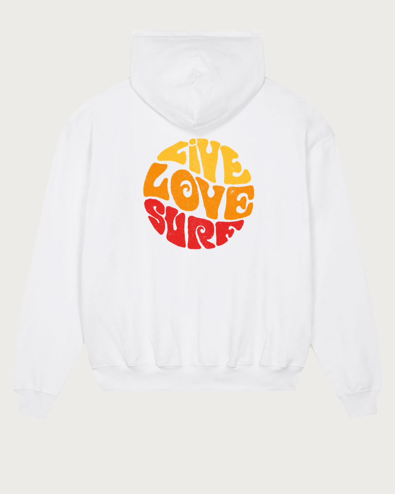 Live Love Surf Oversized Heavy Hoodie - Seaman&