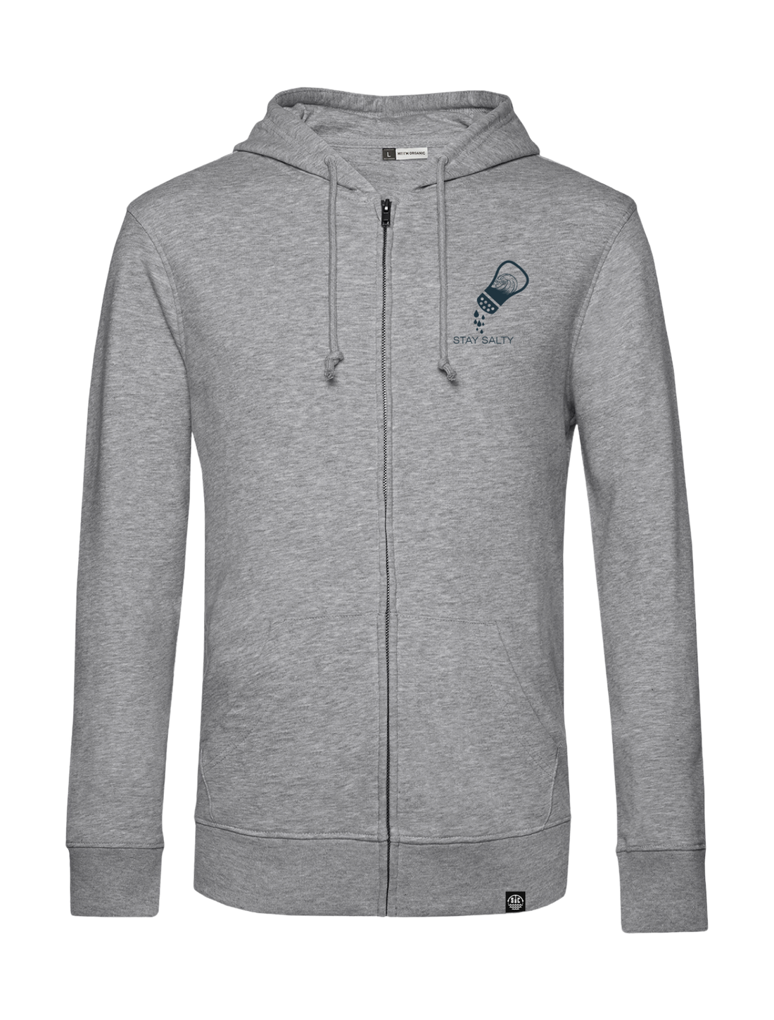 Salty Wave zip Hoodie - Seaman&