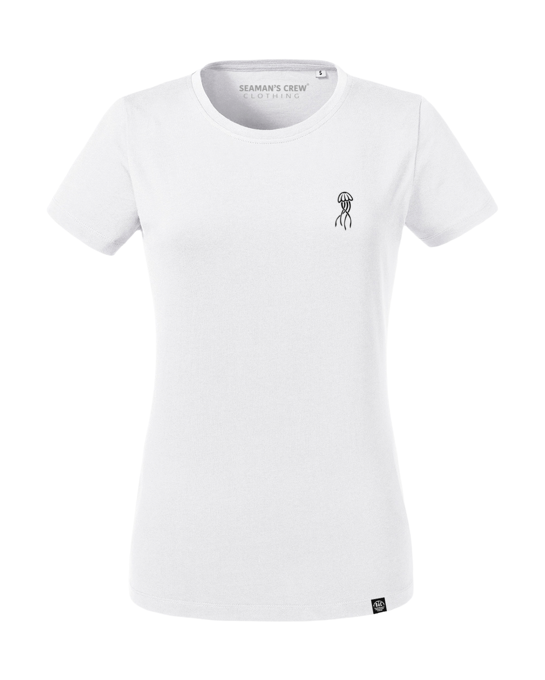 Jelly embroidered PURE ORGANIC t-shirt woman - Seaman&