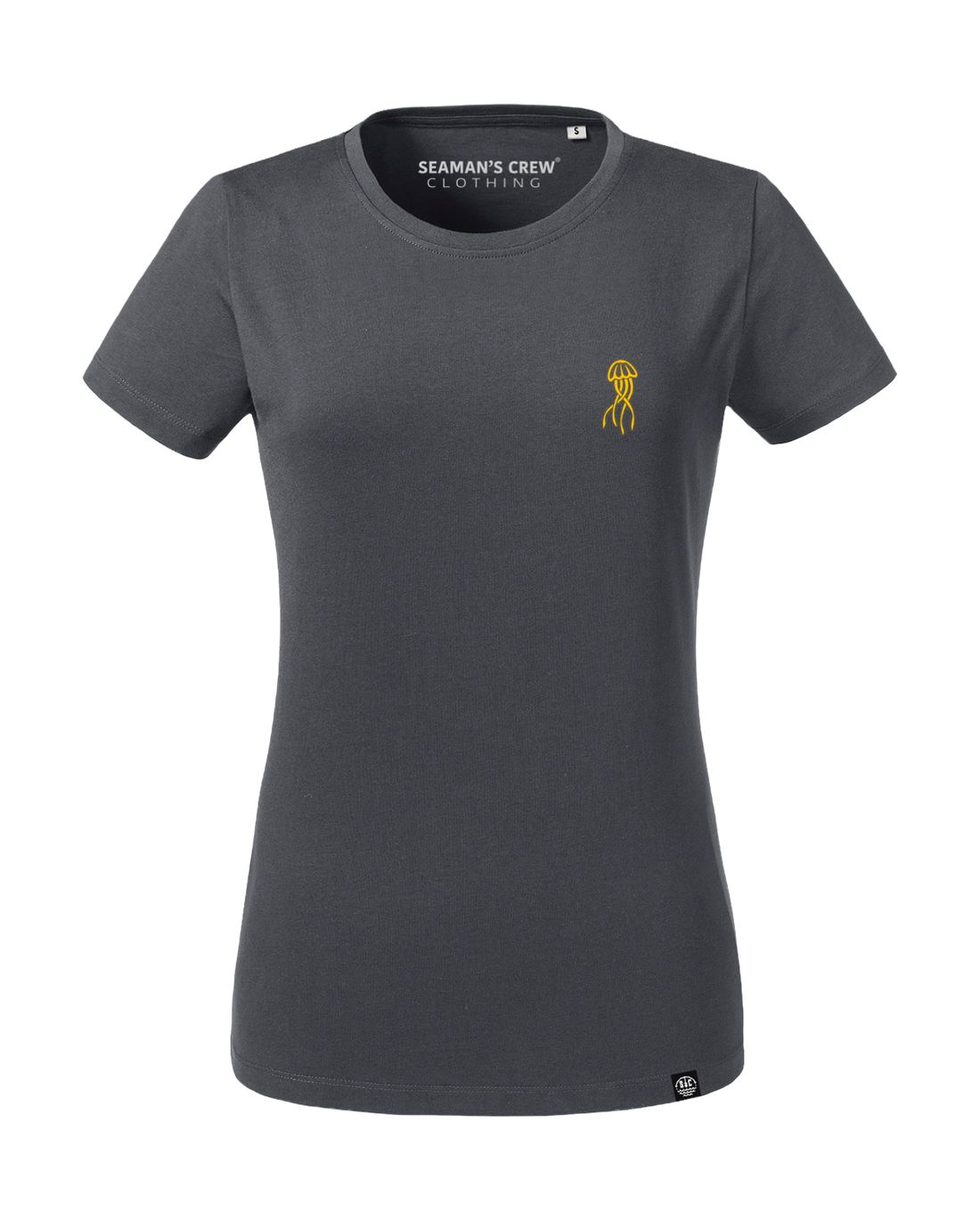 Jelly embroidered PURE ORGANIC t-shirt woman - Seaman&