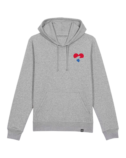Heart Wave Hoodie - Seaman&