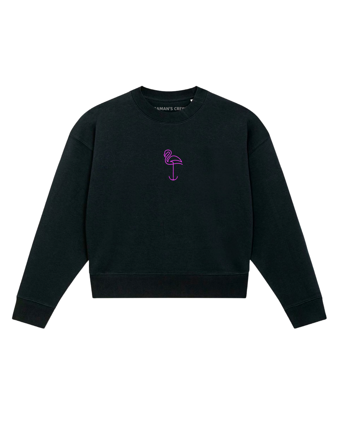 Flamingo cropped sweatshirt woman - Seaman&