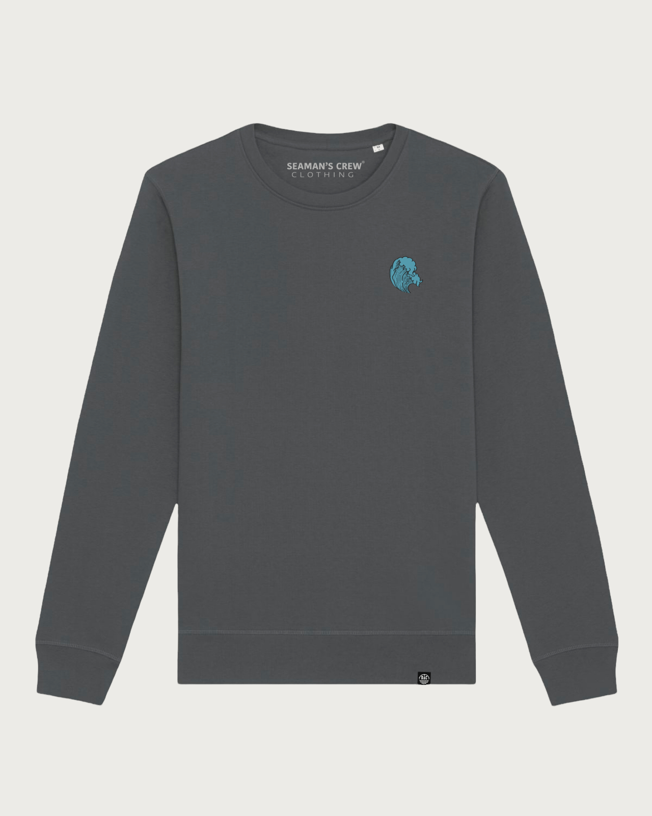 Blue big wave sweatshirt - Seaman&