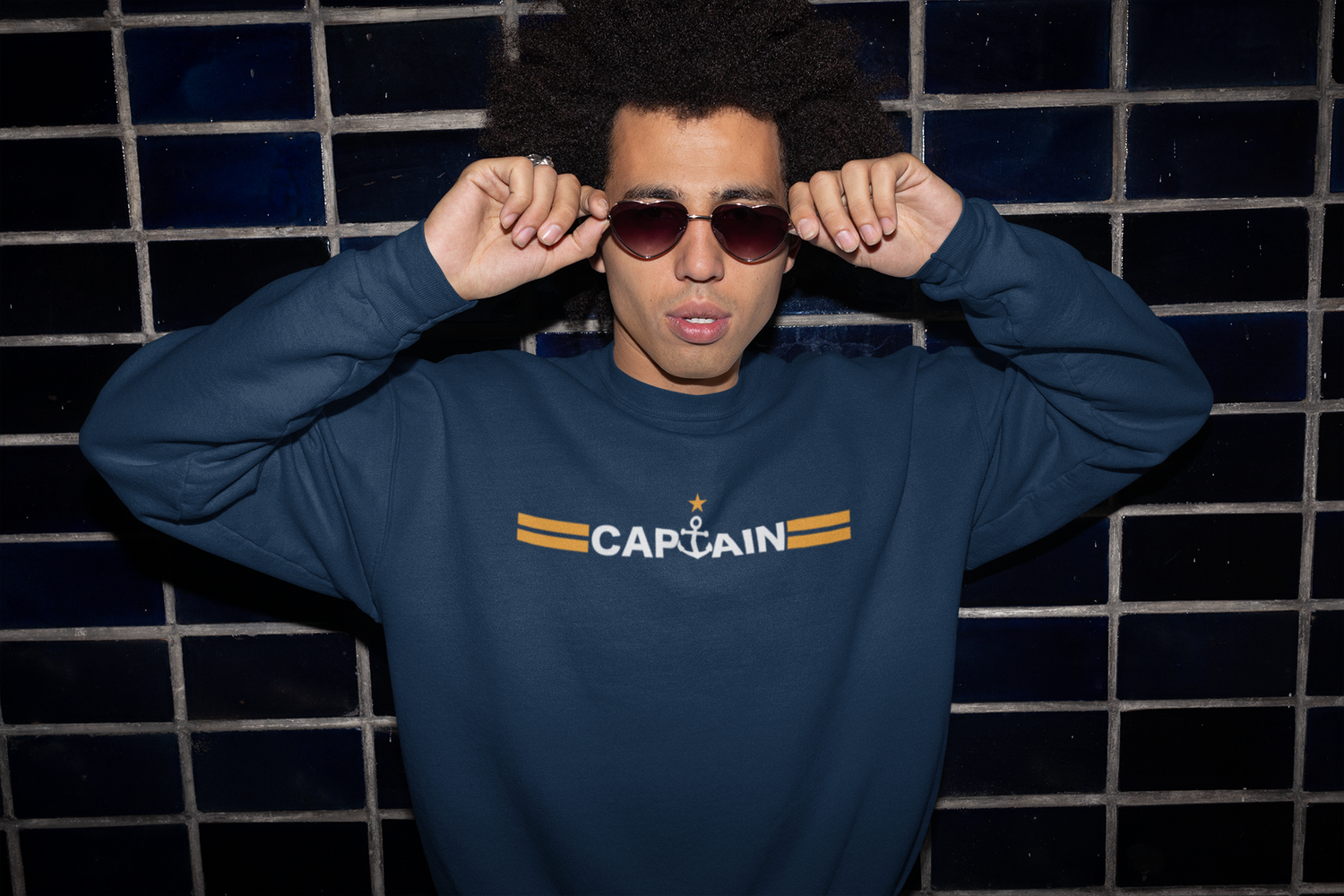 Captain Stripes sweatshirt - Seaman&